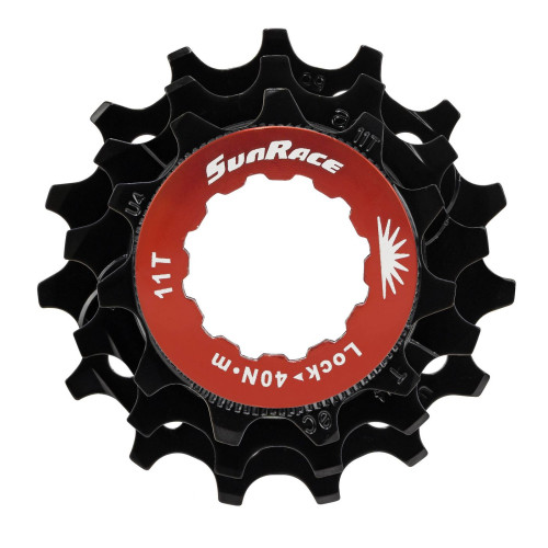 Aizmugurējā ķēde set SunRace SPCS10 11-13-15T 10-speed with lockring black