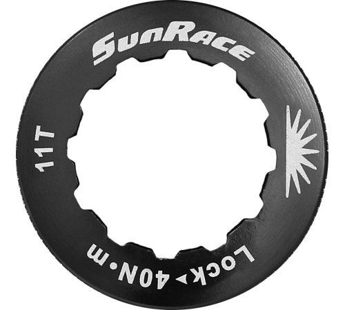 Cassette lockring SunRace SP711 11T black