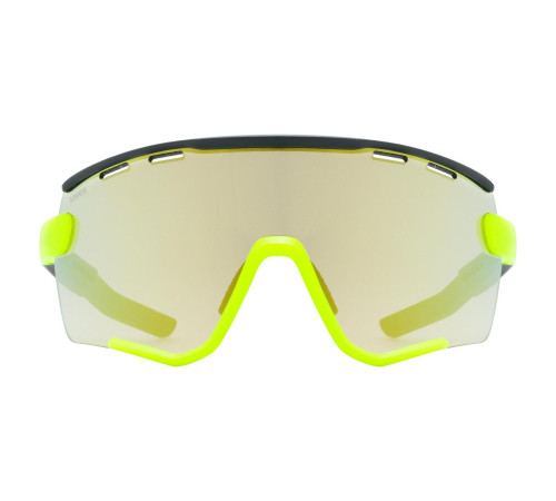 Brilles Uvex Sportstyle 236 Set black lime mat / mirror yellow
