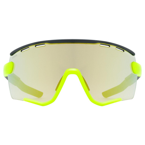 Brilles Uvex Sportstyle 236 Set black lime mat / mirror yellow