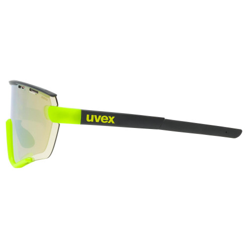 Brilles Uvex Sportstyle 236 Set black lime mat / mirror yellow
