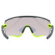 Brilles Uvex Sportstyle 236 Set black lime mat / mirror yellow