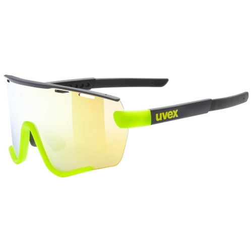 Brilles Uvex Sportstyle 236 Set black lime mat / mirror yellow