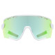 Brilles Uvex Sportstyle 236 Set white mat / mirror green
