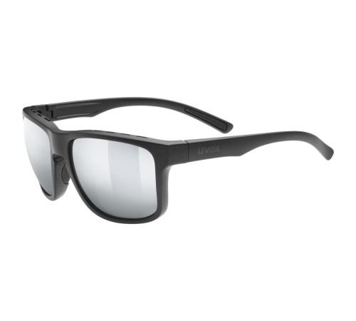 Brilles Uvex Sportstyle 312 black mat / mirror silver