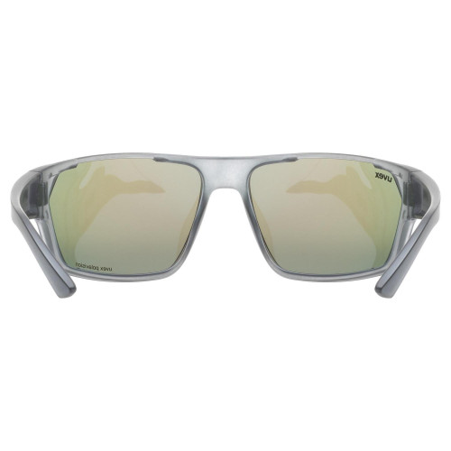 Brilles Uvex Sportstyle 233 P smoke mat / mirror blue