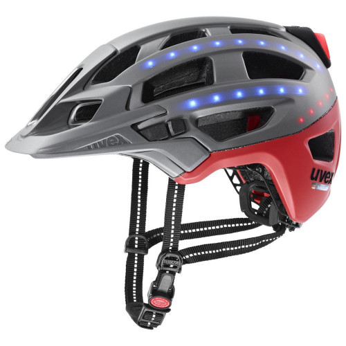 Helmet Uvex Finale light 2.0 silver red mat-52-57CM