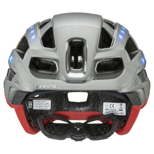 Helmet Uvex Finale light 2.0 silver red mat-56-61CM