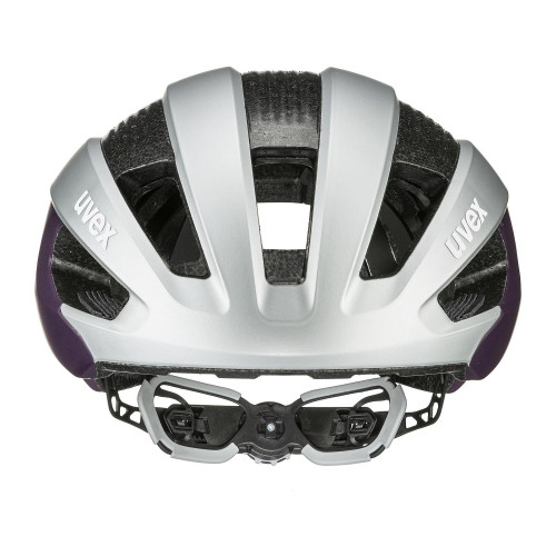 Velo ķivere Uvex Rise cc silver-plum WE-52-56CM