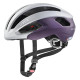 Velo ķivere Uvex Rise cc silver-plum WE-52-56CM
