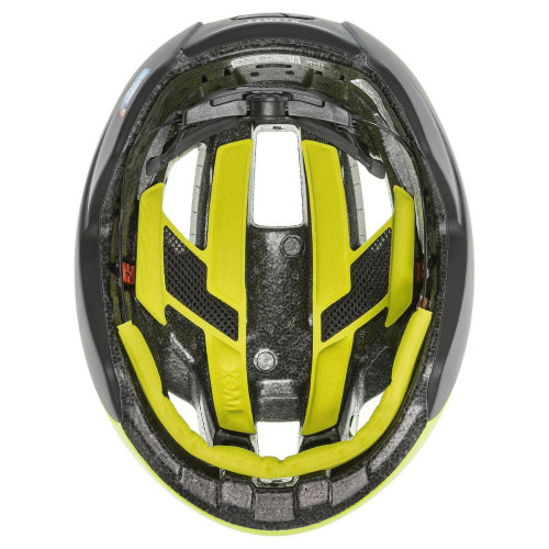 Velo ķivere Uvex Rise cc neon yellow-black mat-52-56CM