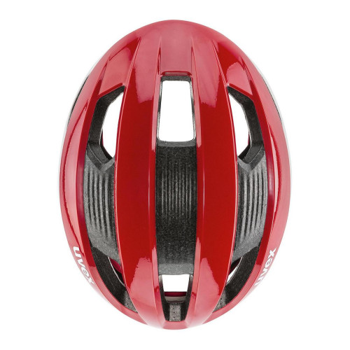 Velo ķivere Uvex Rise cc red-white mat-52-56CM