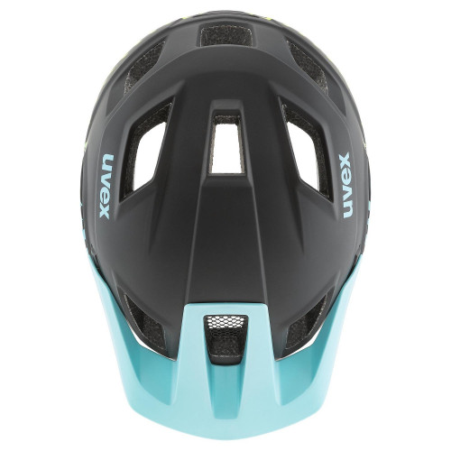 Helmet Uvex Access black aqua lime mat-52-57CM