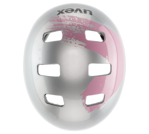 Velo ķivere Uvex Kid 3 silver-ros-55-58CM