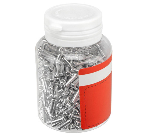 Cable end caps SunRace INB60 Alu 1.8mm (500 pcs. bottle)