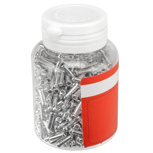 Cable end caps SunRace INB60 Alu 1.8mm (500 pcs. bottle)