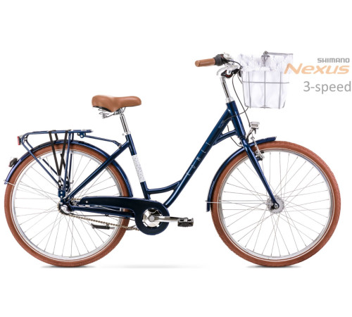 Velosipēds Romet Pop Art Classic 28" Alu 2022 blue mat-20" / L