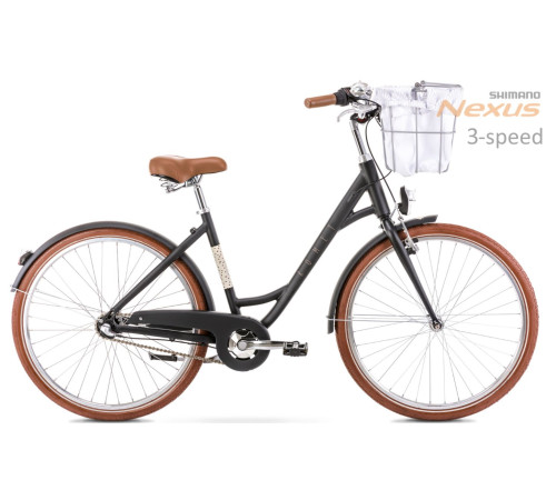 Velosipēds Romet Pop Art Eco 28" Alu 2022 black-20" / L