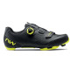 Cycling shoes Northwave Razer 2 MTB XC black-yellow fluo-45