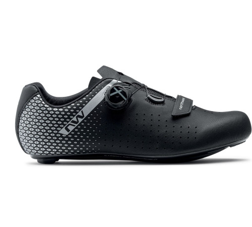 Cycling shoes Northwave Core Plus 2 Road black-silver-43½