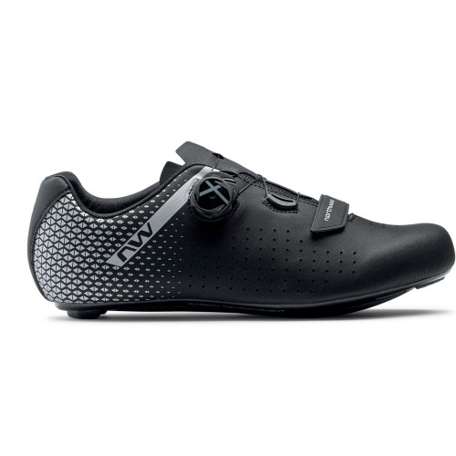 Cycling shoes Northwave Core Plus 2 Road black-silver-44