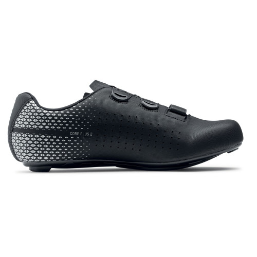 Cycling shoes Northwave Core Plus 2 Road black-silver-44½
