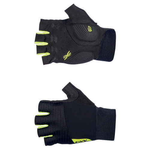 Gloves Northwave Extreme Short yellow fluo-black-M