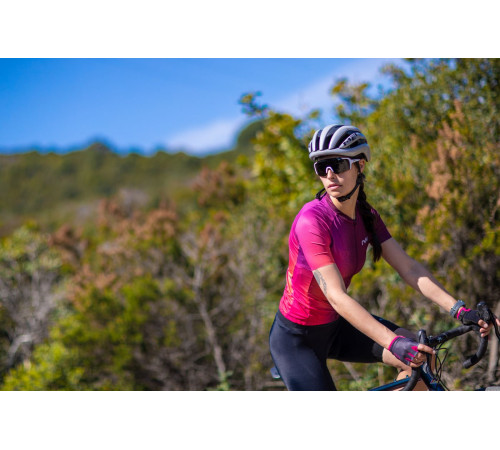 Gloves Northwave Active WMN Short dark grey-pink-M