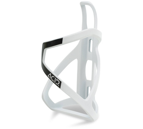 Bottle cage ACID HPP Left-Hand Sidecage matt white'n'glossy black