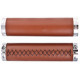 Stūres rokturi ProX GP-91B 130mm Lock-on eco-leather brown
