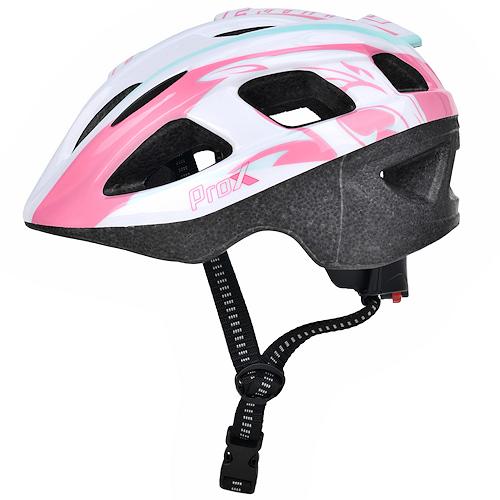 Velo ķivere ProX Armor white-pink-M