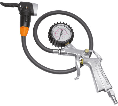 Pump head Cyclus Tools Multivalve AV/DV/FV with hose and air gun for compressor (720561)