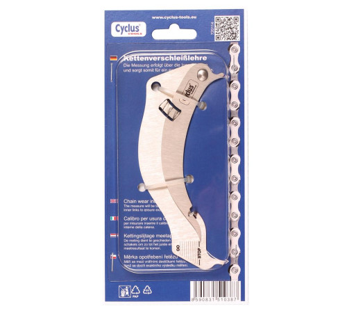 Chain wear indicator Cyclus Tools with scale (720114)