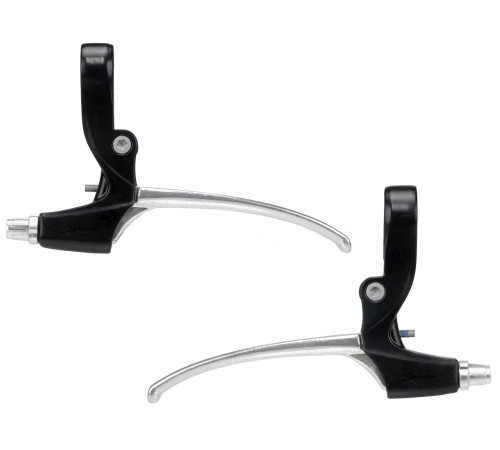 Brake levers Saccon Italy City 4-finger Alu black/silver