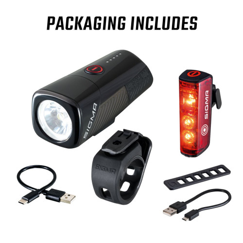 Aizmugurējais lukturis Sigma Buster 80 USB