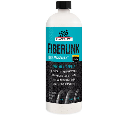 Bezkameru riepu šķidrums Finish Line FiberLink 950ml