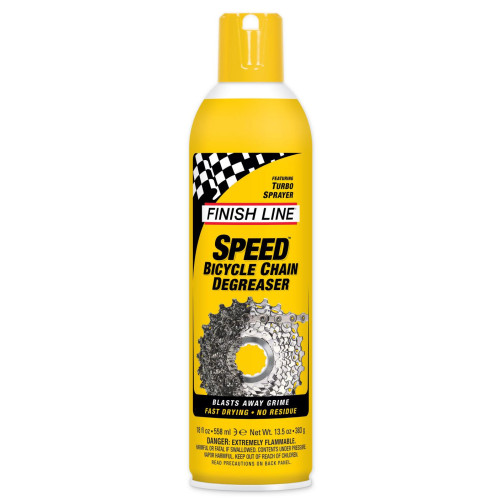 Transmisijas tīrītājs/attaukotājs Finish Line Speed Bike Turbo aerosol 558ml