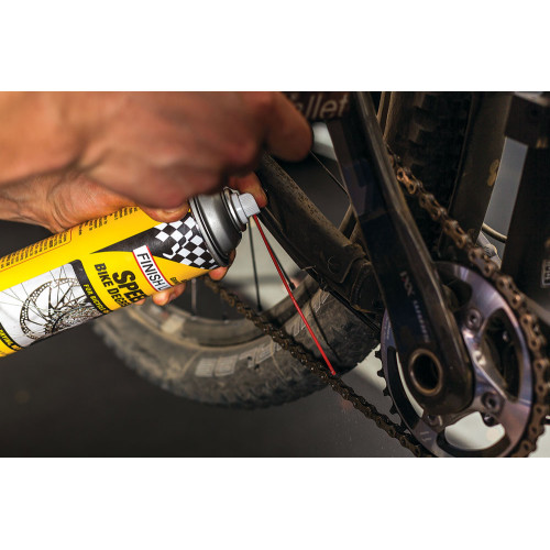 Transmisijas tīrītājs/attaukotājs Finish Line Speed Bike Turbo aerosol 558ml
