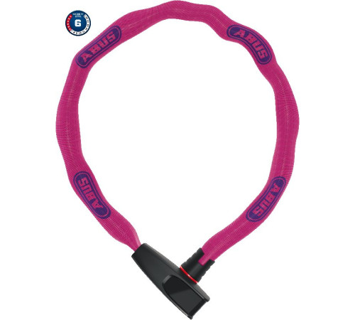 Atslēga Abus 6806K/85 NEON pink (square chain)
