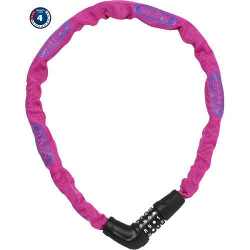 Lock Abus Steel-O-Chain 5805C/75 pink