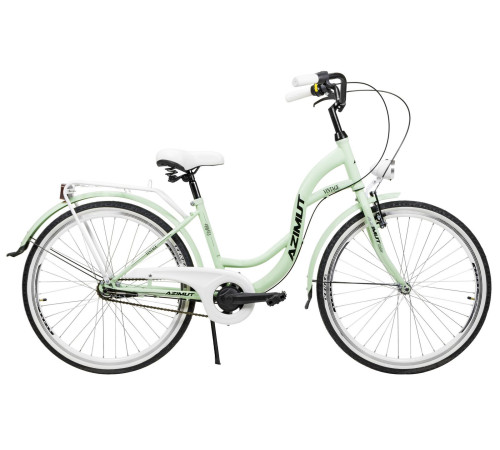 Bicycle AZIMUT Vintage 26" 3-speed 2025 mint-white matt