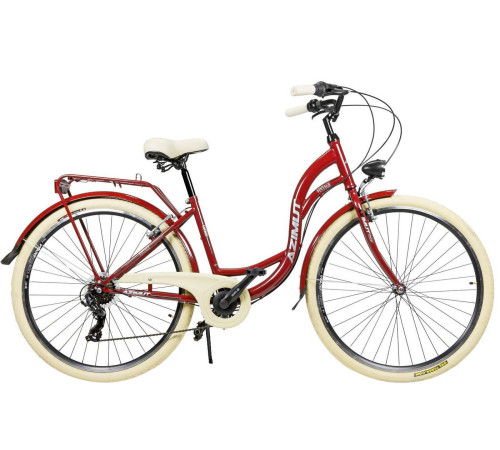 Bicycle AZIMUT Vintage TX-7 28" 2025 burgund-cream shiny