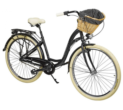 Bicycle AZIMUT Sarema ALU 28" 3-speed 2025 black matt