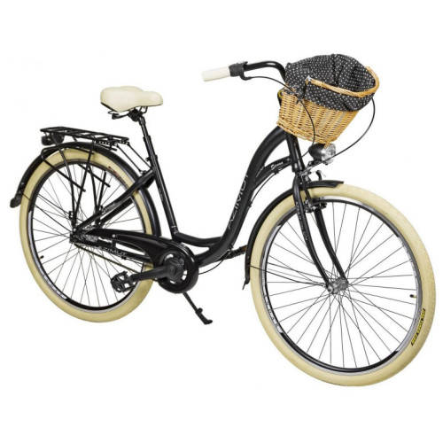 Velosipēds AZIMUT Sarema ALU 28" 3-speed 2025 black matt