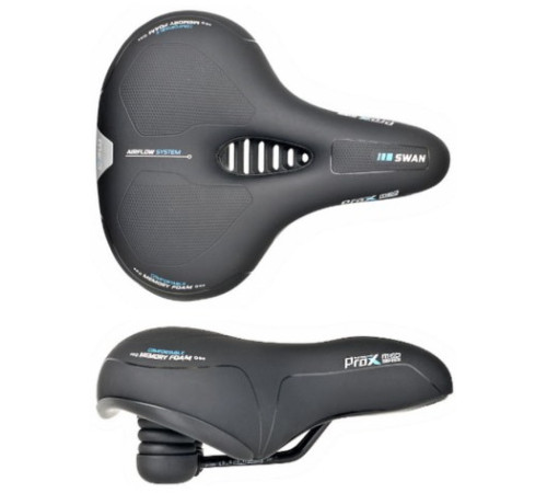 Saddle Prox Swan MED Memory foam Airflow Elastomer reflex