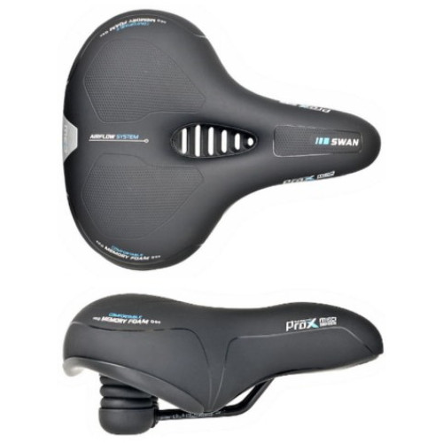Saddle Prox Swan MED Memory foam Airflow Elastomer reflex
