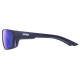 Glasses Uvex sportstyle 233 P deep space matt / mirror blue
