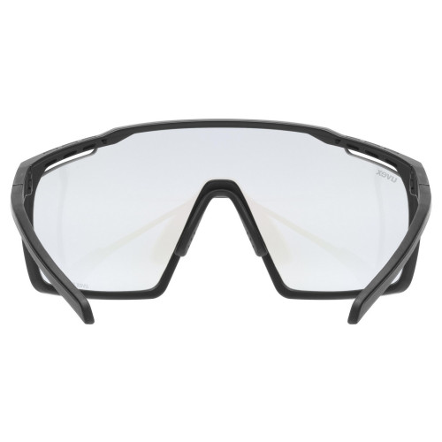 Glasses Uvex mtn perform V black matt / litemirror blue