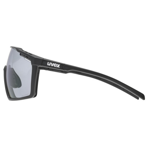 Glasses Uvex mtn perform V black matt / litemirror blue