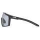 Glasses Uvex mtn perform V black matt / litemirror blue